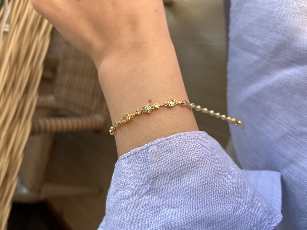 14K Xp özel seri Bileklikler✨ Ve Rodyum Kaplama Kelepçe 
