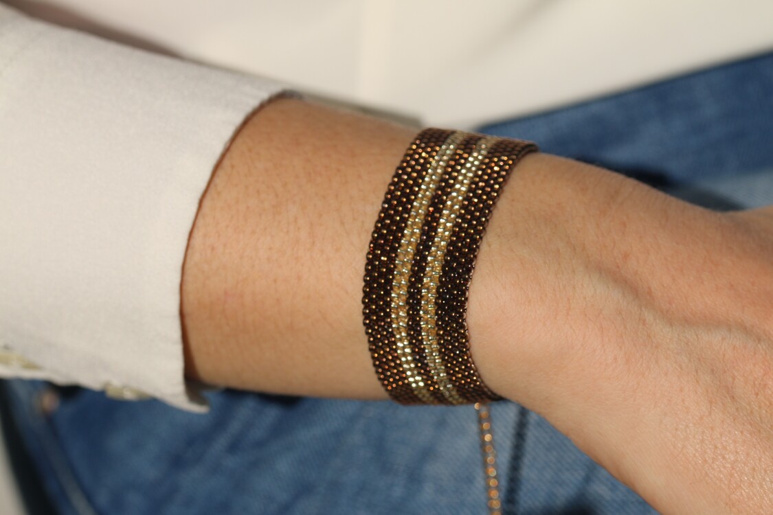 Golden Coffee Bracelet