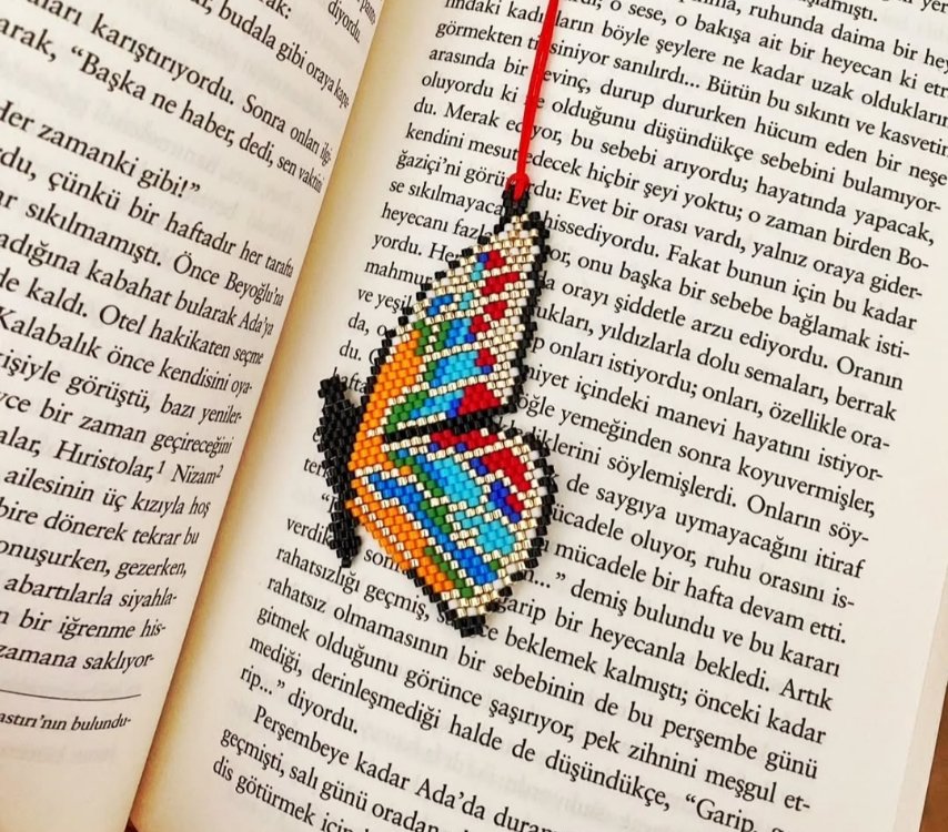 Kelebek Kitap ayracı