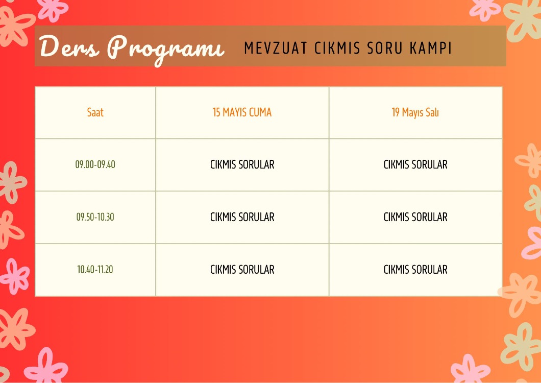 MEVZUAT-ANAYASA ÇIKMIŞ SORU KAMPI (KAYITTAN)