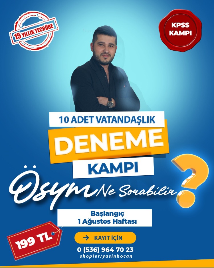 VATANDAŞLIK DENEME SINAVI KAMPI (CANLI)
