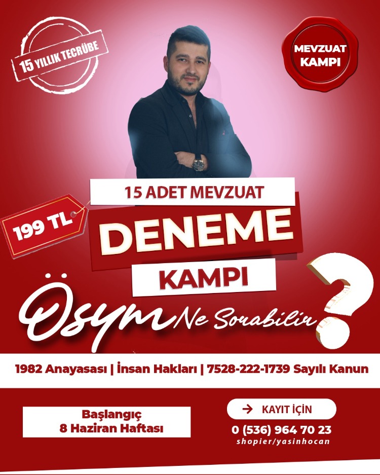 AGS-MEVZUAT DENEME SINAVI KAMPI (CANLI)