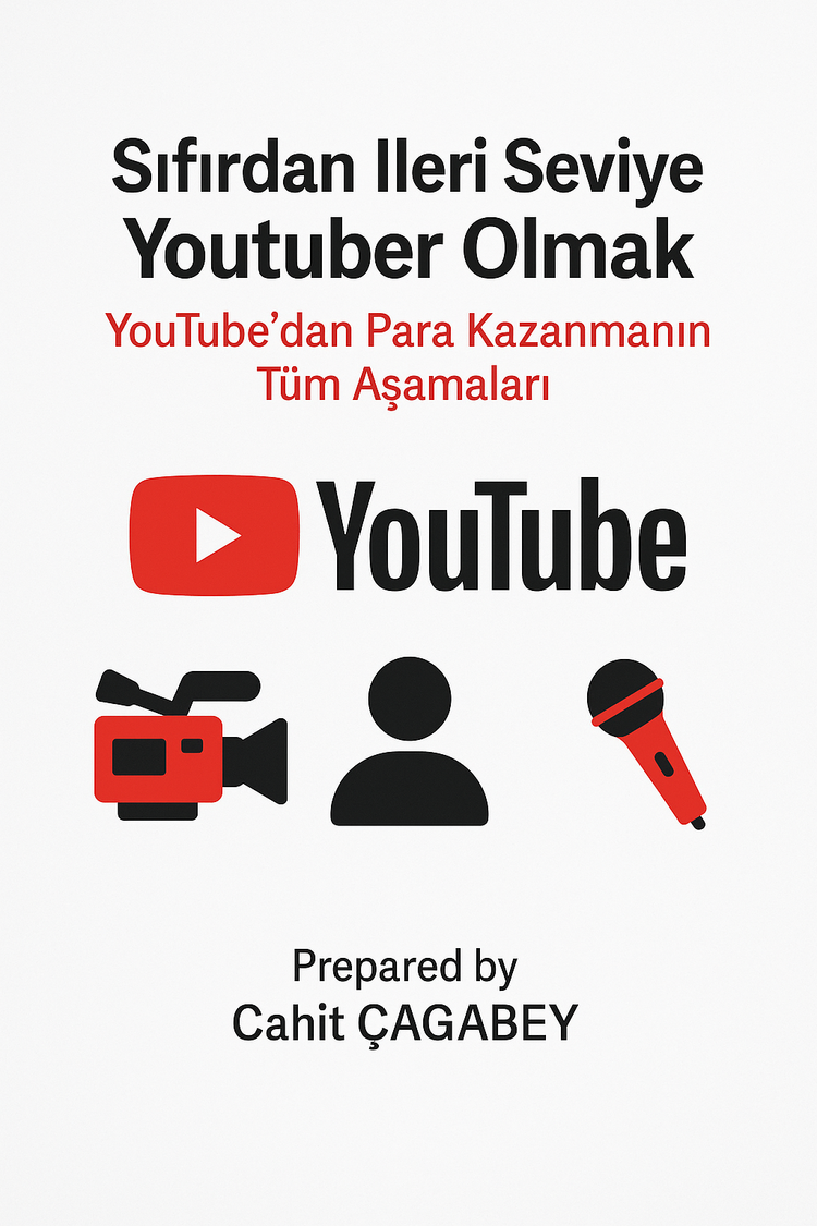 Sıfırdan İleri Seviye Youtuber Olmak  E- Kitap