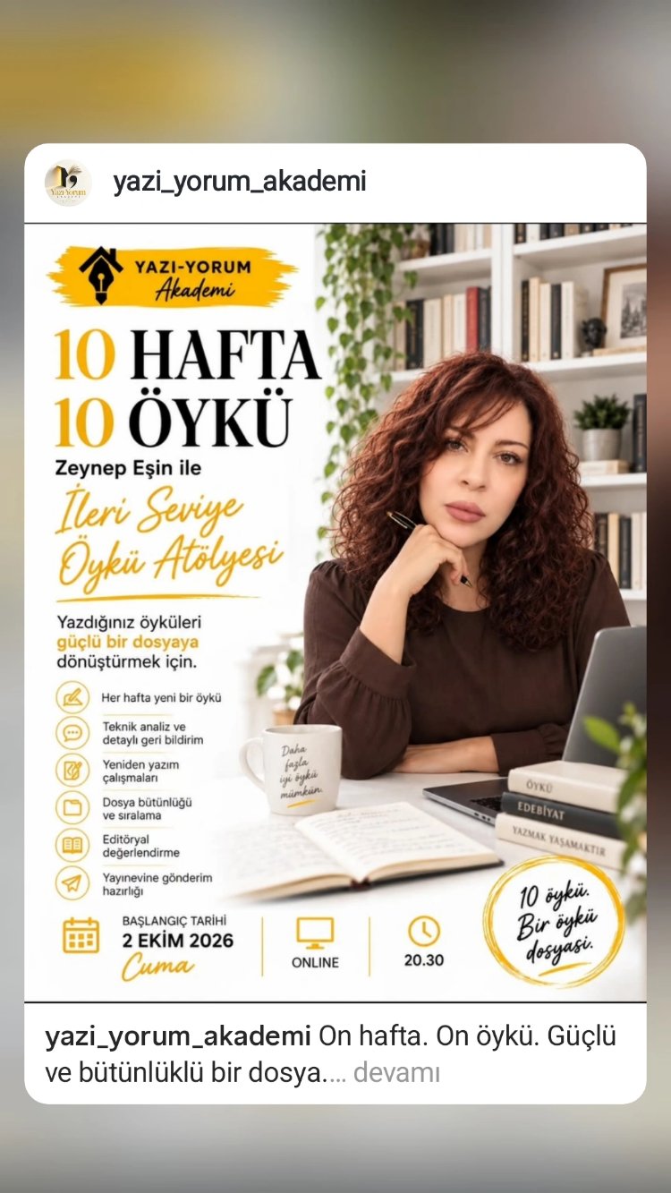 10 Hafta 10 Öykü Atölye 