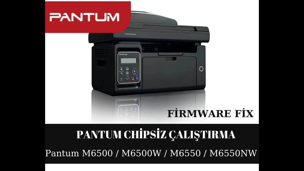Pantum M6200 M6500 M6550NW Yazıcı Reset Yazılımı