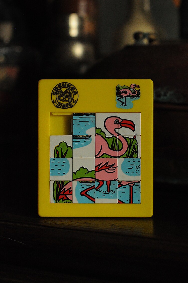 Vintage Slide Puzzle 