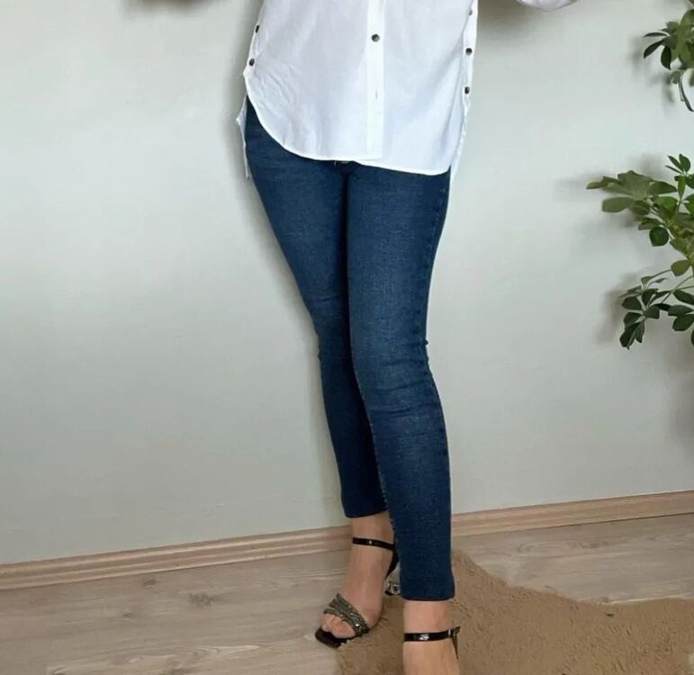 Ekstra yüksek bel full likra JEANS