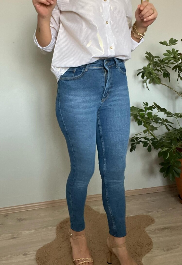 EKSTRA YÜKSEK BEL FULL LİKRA TOPARLAYICI JEANS