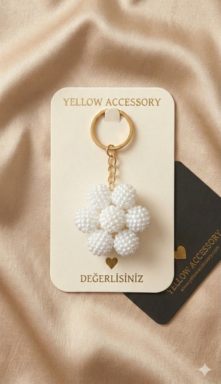 beyaz böğürtlen hediyelik anahtarlık 50'li paket