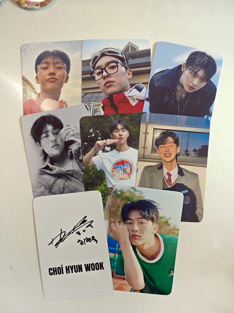 Choi Hyun Wook Photo Card Seti (Fanmade) ( KDrama)