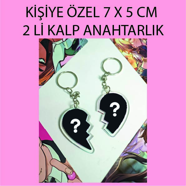 Kişiye Özel Kalp Anahtarlık