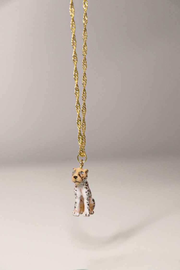 Leopar Charm Kolye
