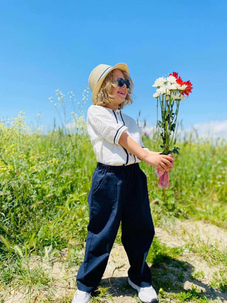 Müslin Üst- Gabardin Pant Takım