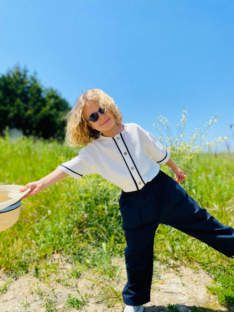 Müslin Üst- Gabardin Pant Takım