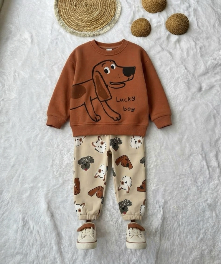 Dog Baskılı Alt Üst Takım