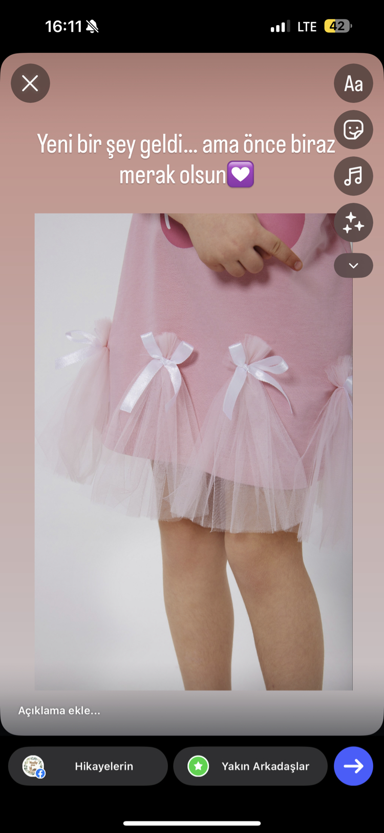Cheerys Tüllü Elbise
