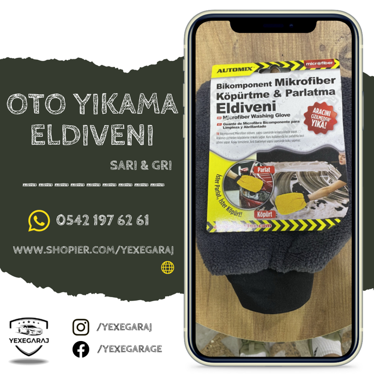 Automix Oto Yıkama Eldiveni