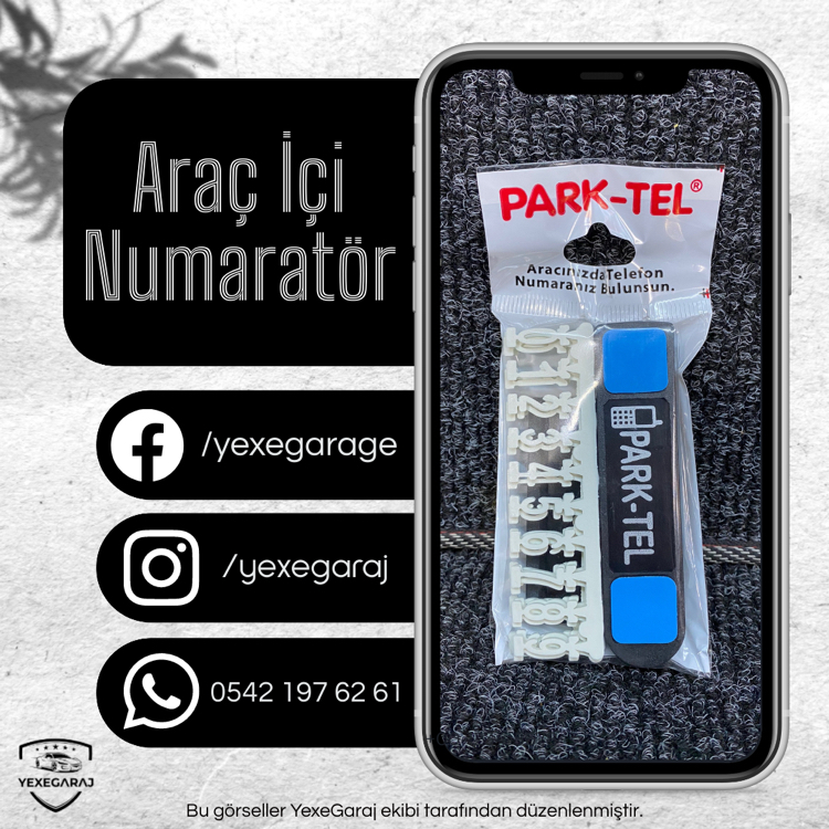 Park-Tel Cam Tipi Numaratör