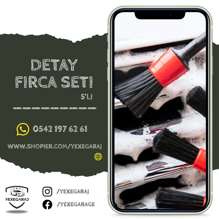 Detay Fırça Seti 5’li