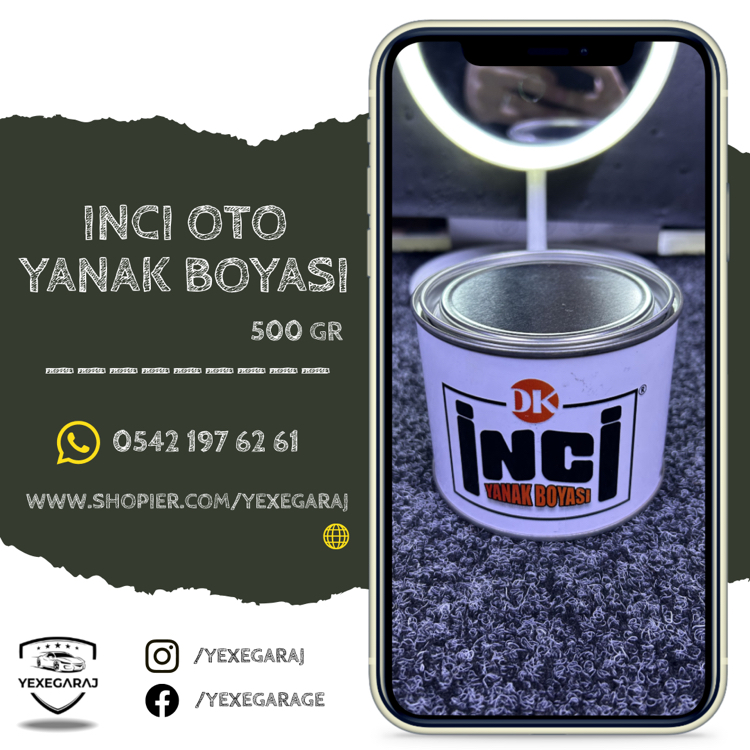 İnci Oto Yanak Boyası 500 GR
