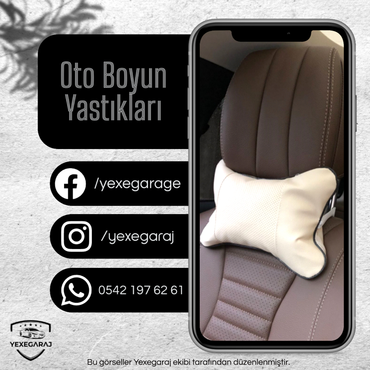 Oto Boyun Yastıkları Çift