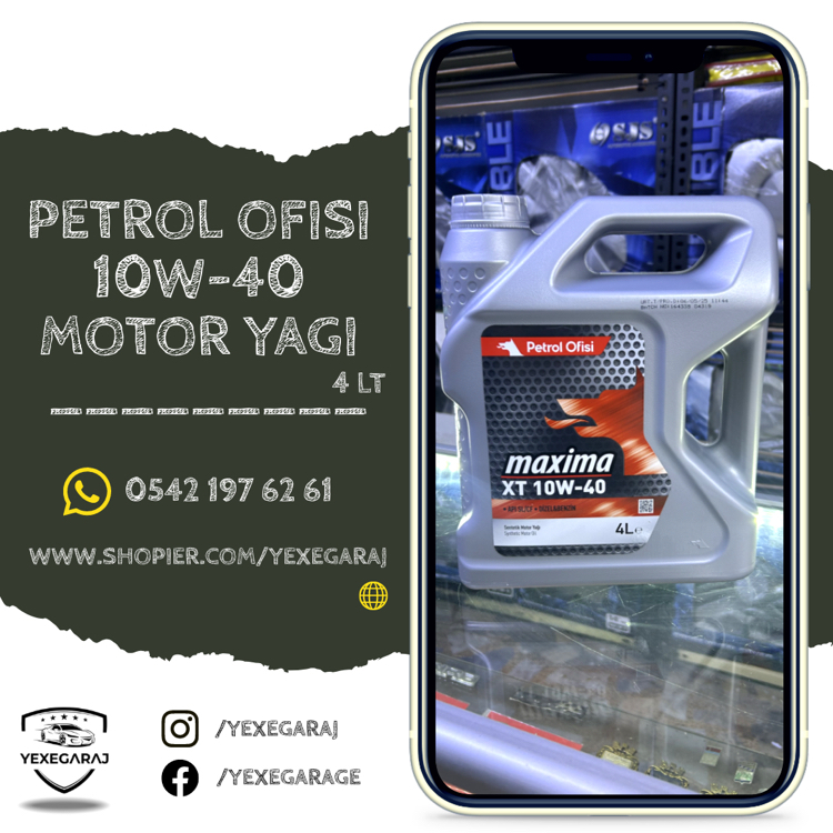 Petrol Ofisi Maxima 10W/40 Motor Yağı 4 KG