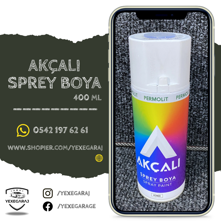 Akçalı Sprey Boya 400 ML