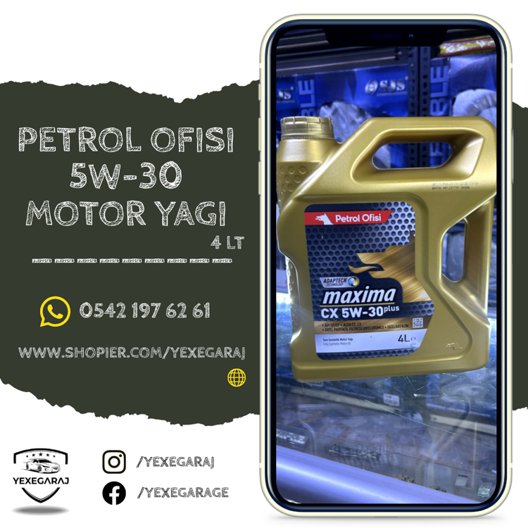 Petrol Ofisi Maxima 5W/30 Motor Yağı 4 KG