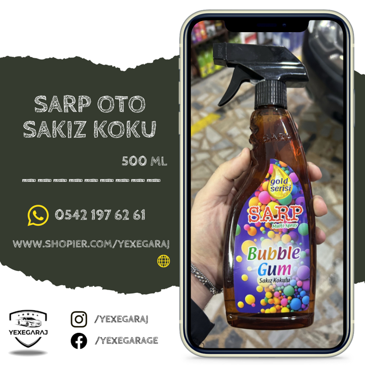 Sarp Oto ve Ortam Kokuları 500 ML