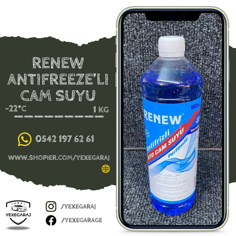 Renew Antifrizli Cam Suyu 1 KG