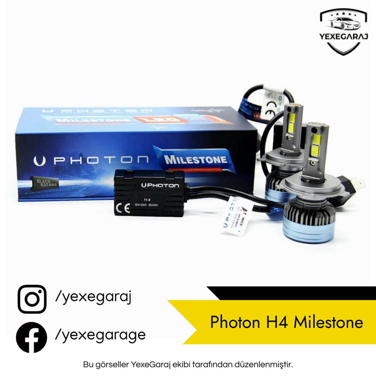 Photon Milestone H4 Led Xenon