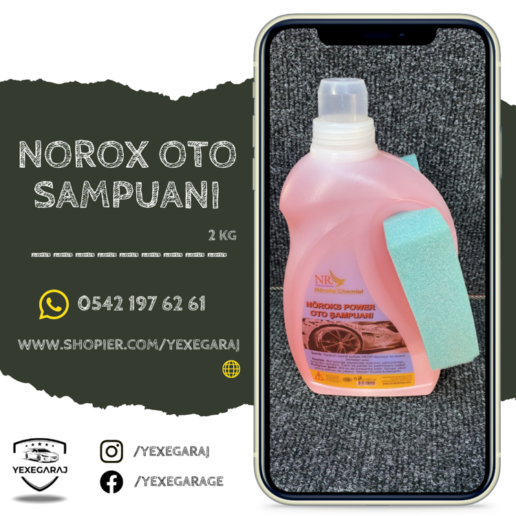 Norox Oto Şampuanı 2 KG