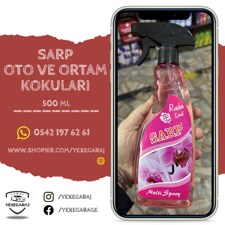 Sarp Oto ve Ortam Kokuları 500 ML