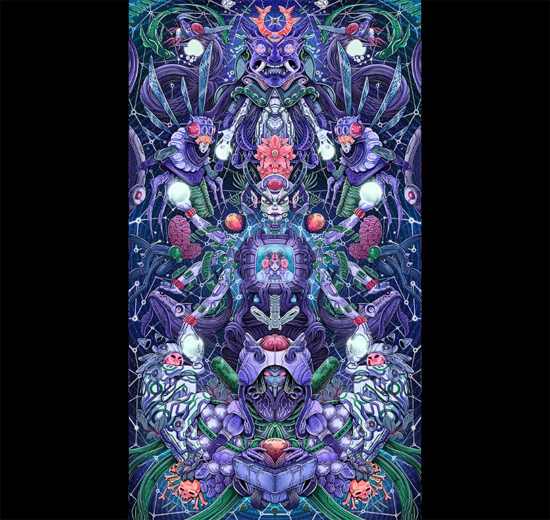 "DEUS EX M" • 142*85 CM • Duvar Örtüsü