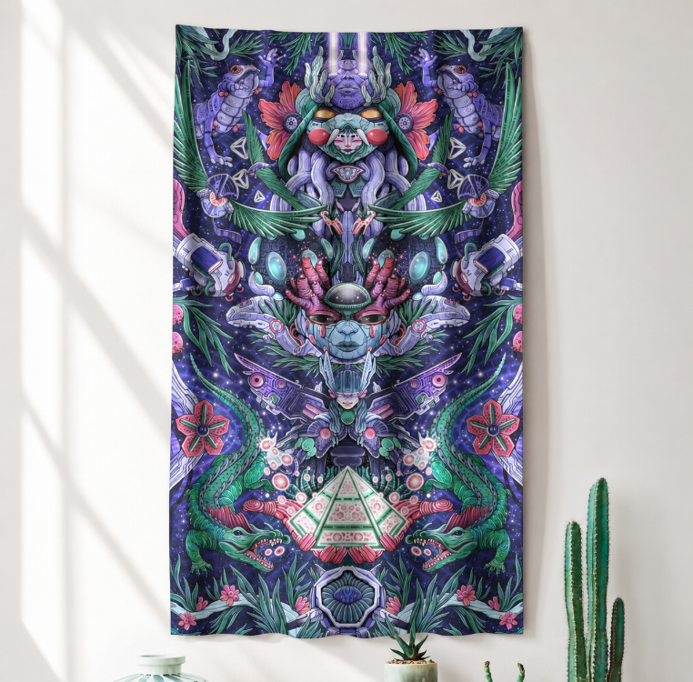 "MANTRAS" • 142*85 CM • Duvar Örtüsü