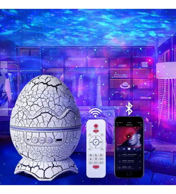 Dinazor Yumurtası Gece Lambası Kumandalı Hoparlör