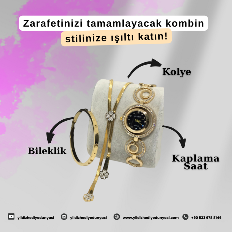 Kaplama Kombin Bayan Saat