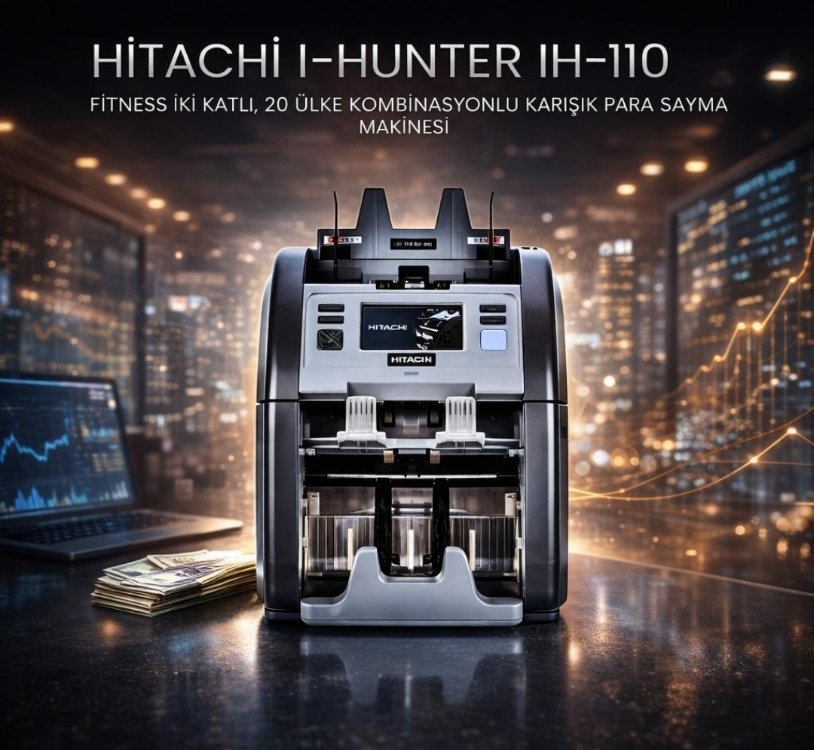 HİTACHİ İH 110 PROFESYONEL PARA SAYMA MAKİNASİ