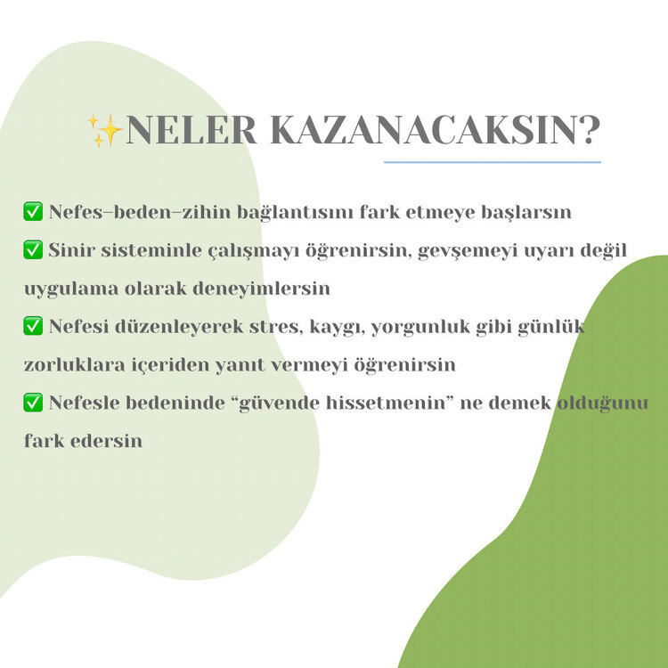 Nefesle Rahatla Mini Kurs