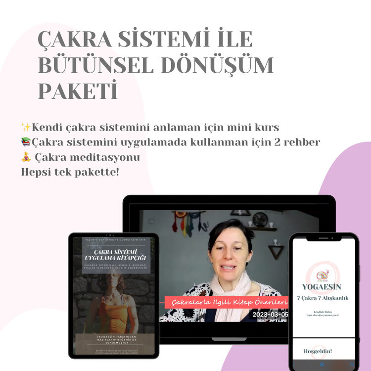 ÇAKRA SİSTEMİYLE BÜTÜNSEL DÖNÜŞÜM PAKETİ