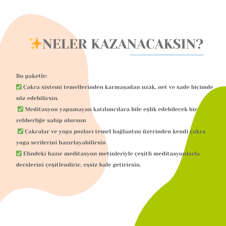Eğitmenler için Çakra Sistemi Temelleri ve Çakra Meditaysonu Mini Kurs