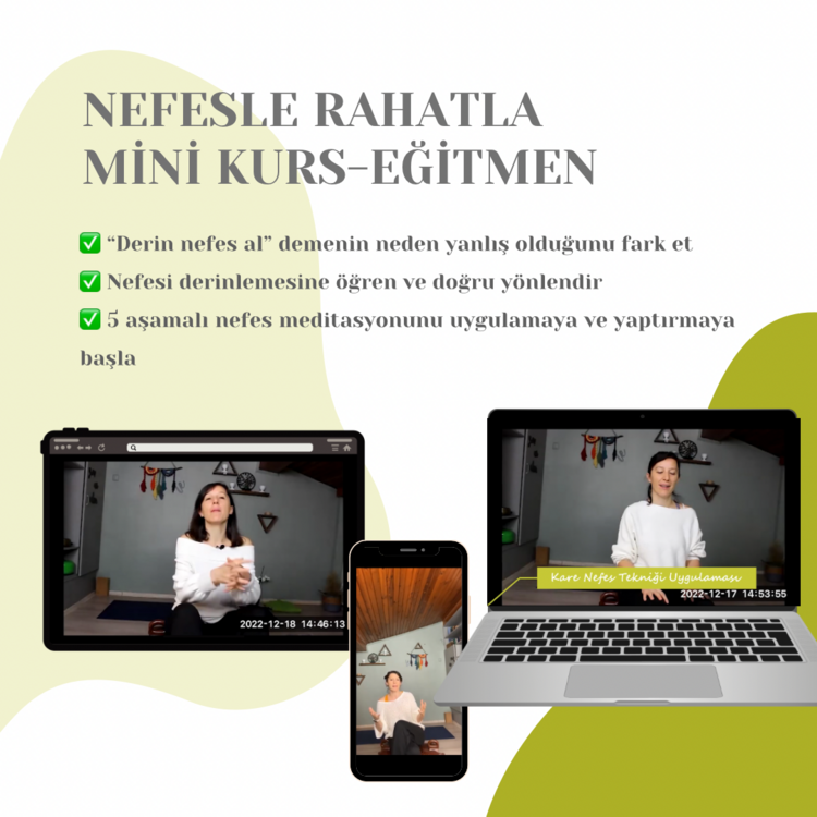 Nefesle Rahatla Mini Kurs-Eğitmen