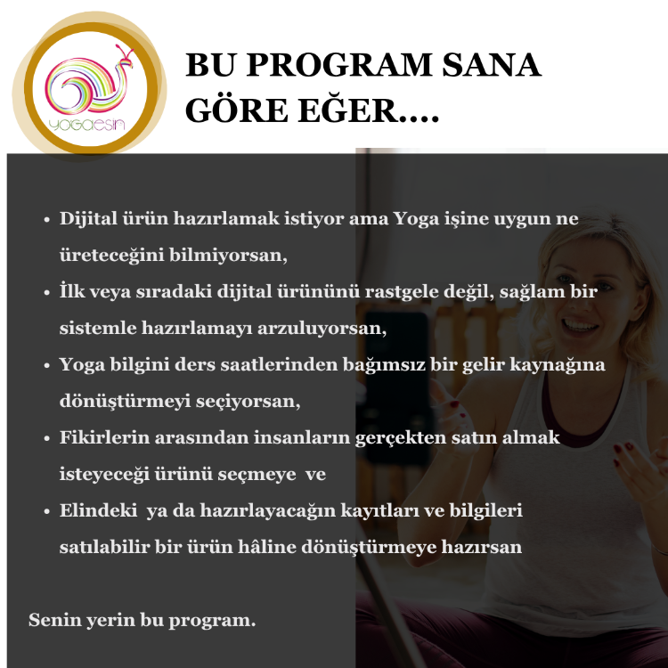 Yoga Eğitmeninin Dijital Hazinesi