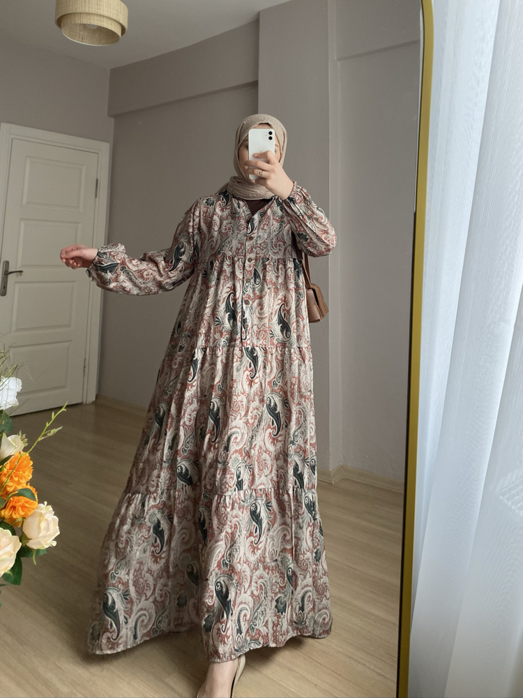 Lora Elbise| Yeşil