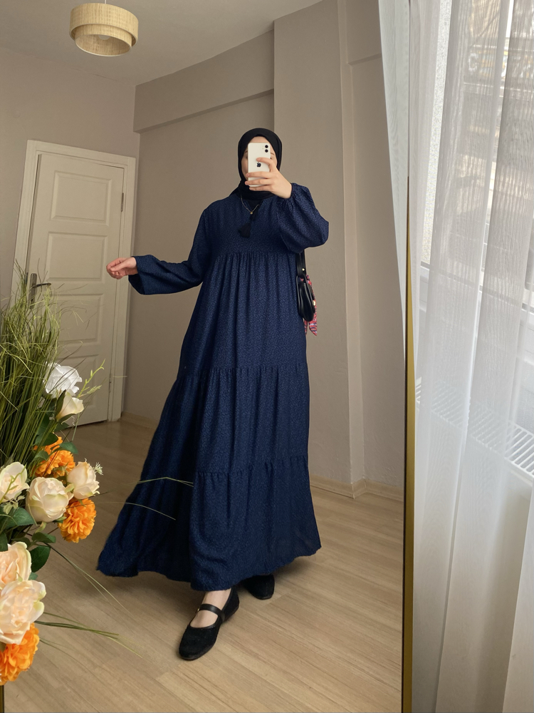 Arya Elbise Lacivert 