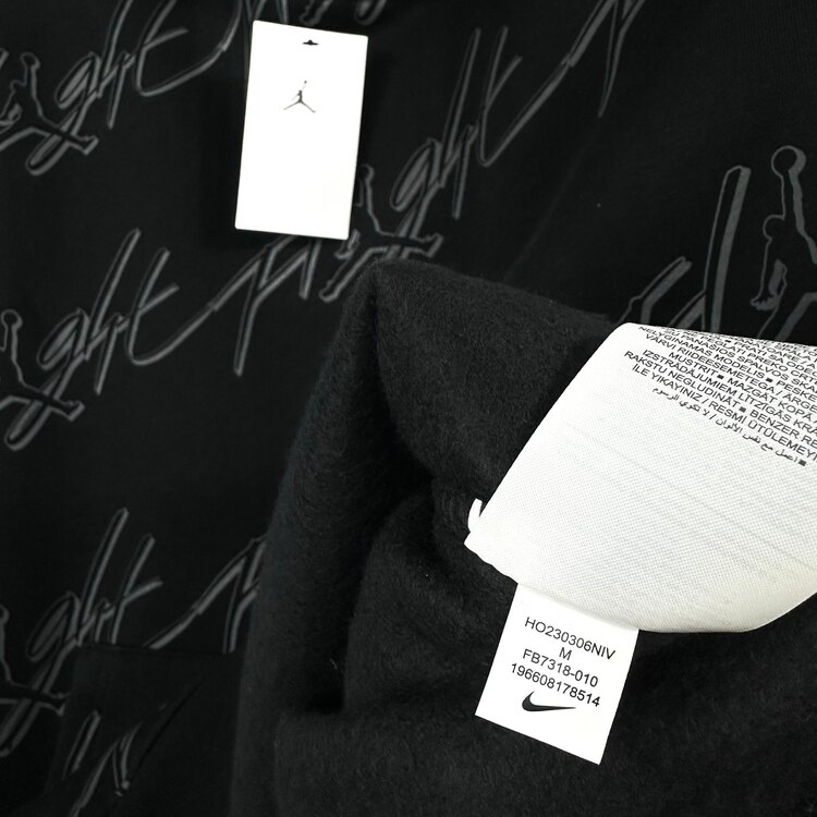 Jordan M J Fleece Pullover Hoodie [FB7318-010]