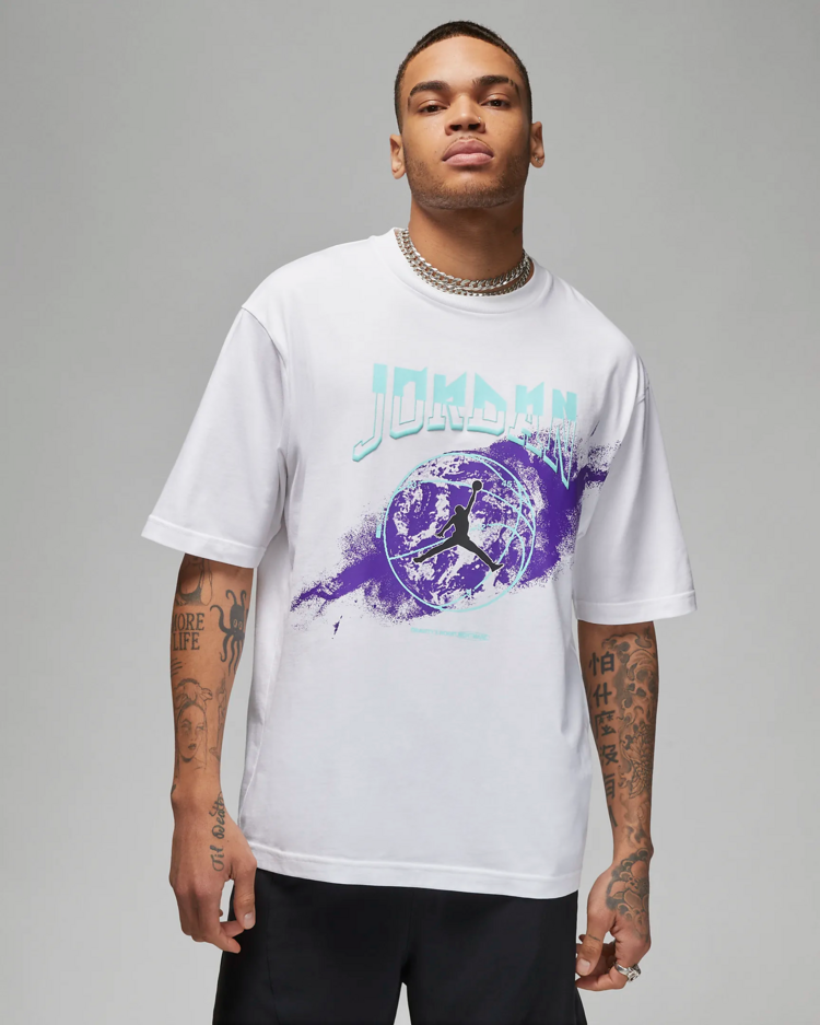 Jordan M J Graphic Short-Sleeve Tshirt [FB7445-100]
