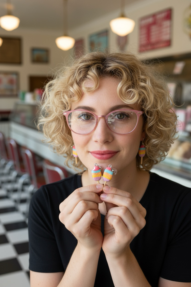 Colorful Stick Earrings 