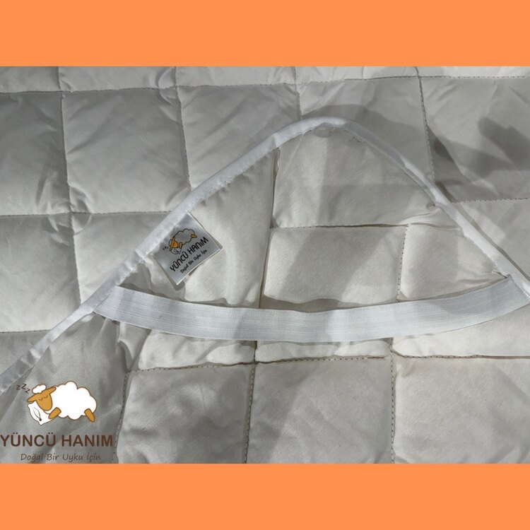Yün Yatak Pedi Tek Kişilik 100-200 2 kg Merinos Kuzu Yünü