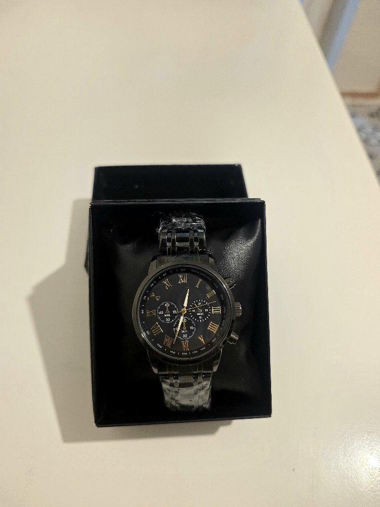“Midnight Gold – Siyah Erkek Saati”(SMS01)